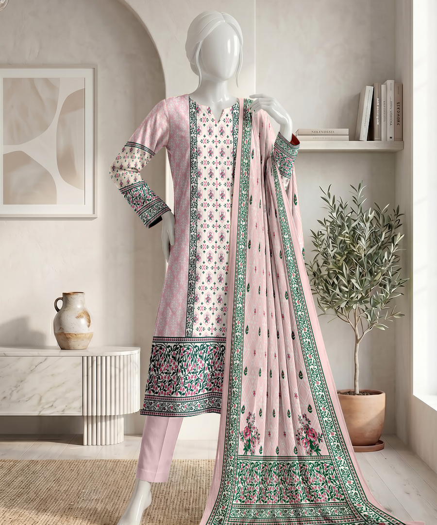 Ittehad Signature Vol-01 Printed Premium Lawn Unstitched 3Pc Suit D-08