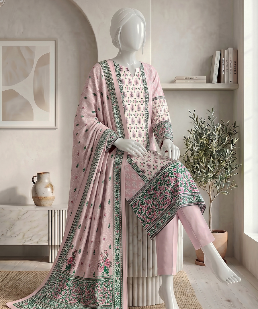 Ittehad Signature Vol-01 Printed Premium Lawn Unstitched 3Pc Suit D-08