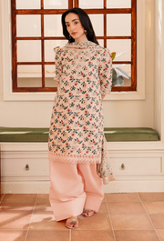 Humdum Miral Embroidered Viscose Unstitched 3Pc Suit D-08