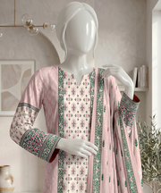 Ittehad Signature Vol-01 Printed Premium Lawn Unstitched 3Pc Suit D-08