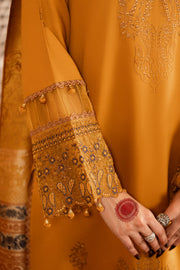CELTS Premium Embroidered Dhanak Unstitched 3Pc Suit D-09