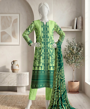 Ittehad Signature Vol-01 Printed Premium Lawn Unstitched 3Pc Suit D-09