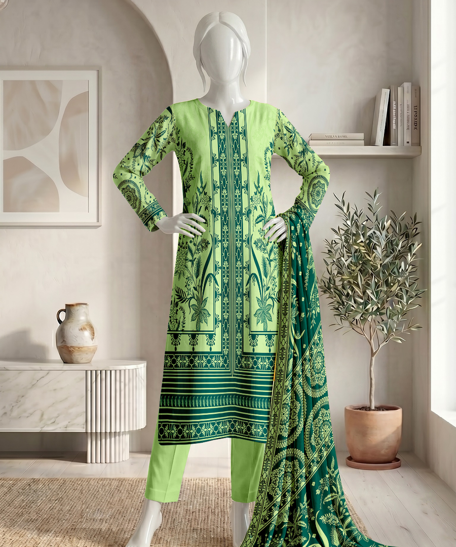 Ittehad Signature Vol-01 Printed Premium Lawn Unstitched 3Pc Suit D-09