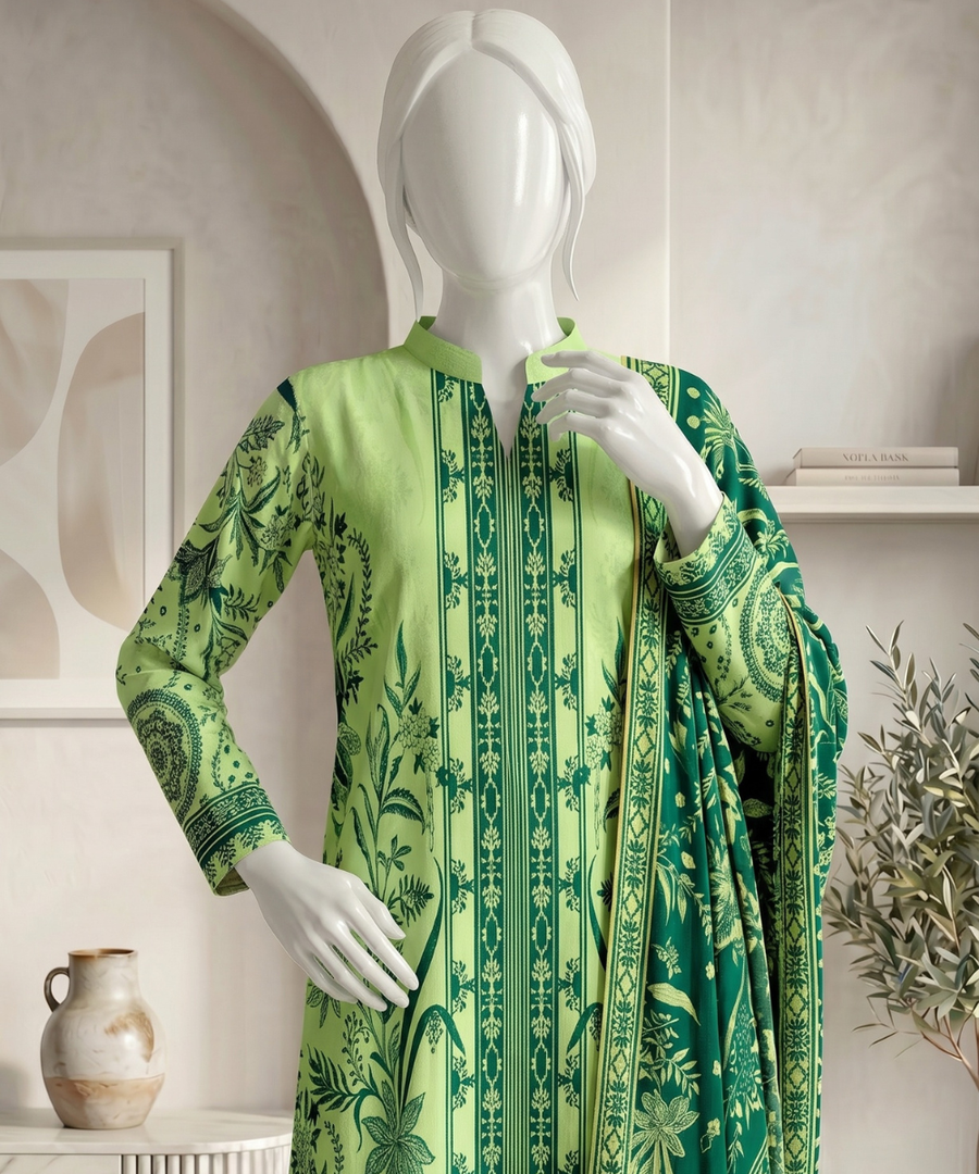 Ittehad Signature Vol-01 Printed Premium Lawn Unstitched 3Pc Suit D-09