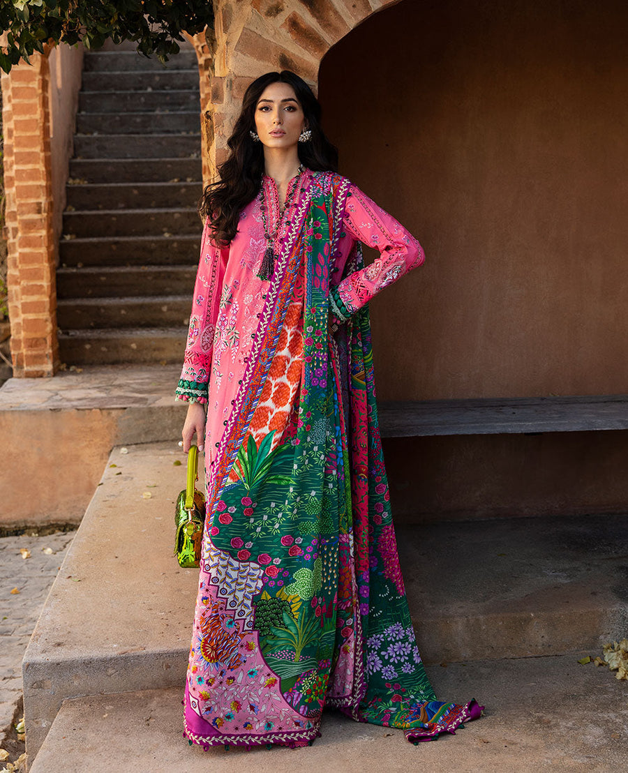 Ilana by Republic Embroidered Lawn Unstitched 3Pc Suit D1-A Clèmence