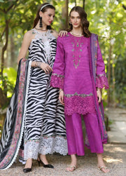 Noor by Saadia Asad Eid Luxe Printedkari Unstitched 3Pc Suit D-01A