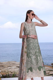Noor by Saadia Asad Luxe PrintKari Unstitched Lawn 3Pc Suit D1-A