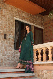 Noor by Saadia Asad Luxury Eid Handwork Schiffli Laserkari Unstitched Suit D01-A Sorina