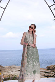 Noor by Saadia Asad Luxe PrintKari Unstitched Lawn 3Pc Suit D1-A