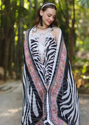 Noor by Saadia Asad Eid Luxe Printedkari Unstitched 3Pc Suit D-01B