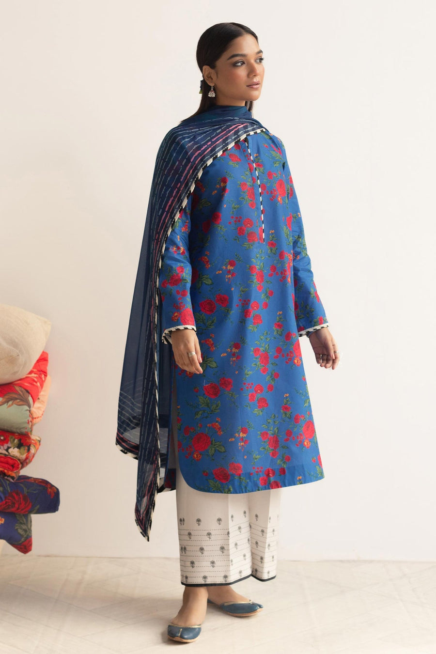 Coco by Zara Shahjahan Printed Lawn Unstitched 3Pc Suit D-01 BULBUL