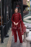 Noor by Saadia Asad Eid Luxe Chikankari Unstitched 3Pc Suit D-01
