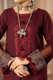 CELTS Premium Embroidered Dhanak Unstitched 3Pc Suit D-10
