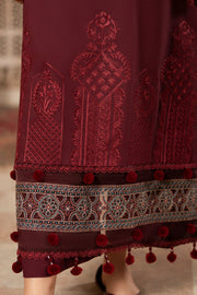 CELTS Premium Embroidered Dhanak Unstitched 3Pc Suit D-10