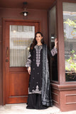Noor by Saadia Asad Embroidered Linen Unstitched 3Pc Suit D-10A