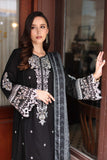 Noor by Saadia Asad Embroidered Linen Unstitched 3Pc Suit D-10A