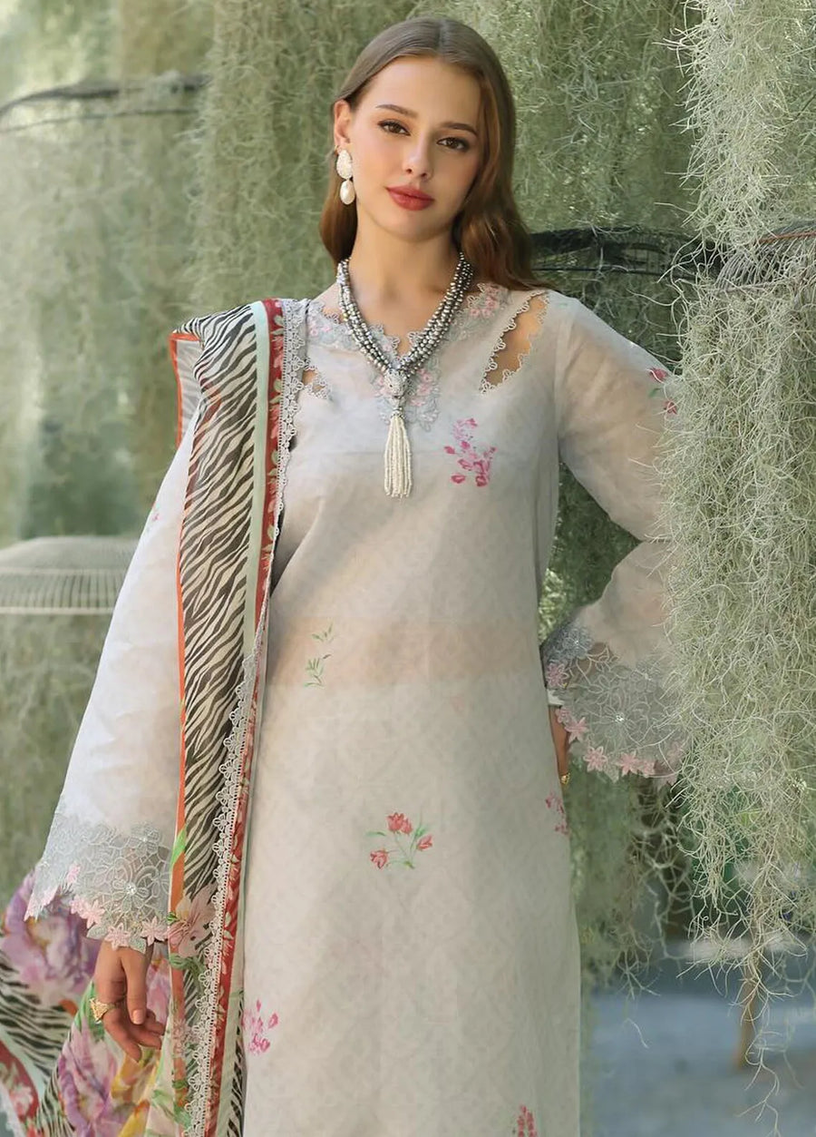 Noor by Saadia Asad Eid Luxe Printedkari Unstitched 3Pc Suit D-10A