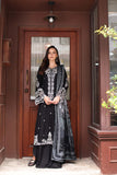 Noor by Saadia Asad Embroidered Linen Unstitched 3Pc Suit D-10A