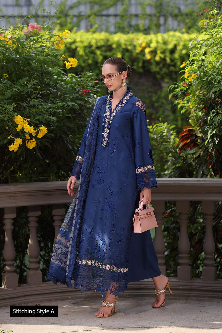 Noor by Saadia Asad Eid Luxury Schiffli Laserkari Unstitched 3Pc Suit D-10