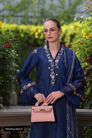 Noor by Saadia Asad Eid Luxury Schiffli Laserkari Unstitched 3Pc Suit D-10
