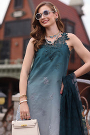 Noor by Saadia Asad Eid Luxe Chikankari Unstitched 3Pc Suit D-10