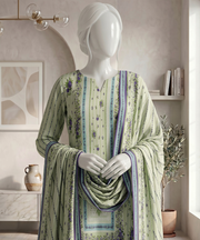 Ittehad Signature Vol-01 Printed Premium Lawn Unstitched 3Pc Suit D-10