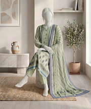 Ittehad Signature Vol-01 Printed Premium Lawn Unstitched 3Pc Suit D-10