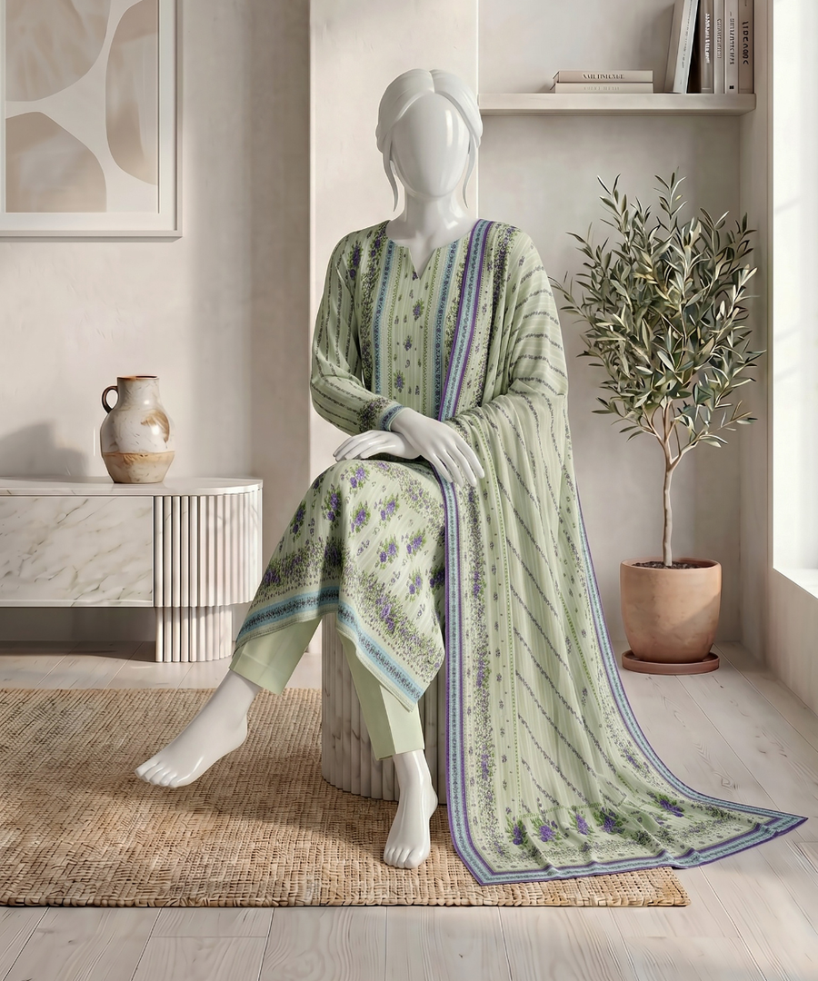 Ittehad Signature Vol-01 Printed Premium Lawn Unstitched 3Pc Suit D-10
