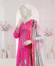 Ittehad Signature Printed Lawn Unstitched 3Pc Suit D-01