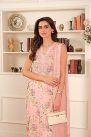 Noor by Saadia Asad Eid Luxe Chikankari Unstitched 3Pc Suit D-11