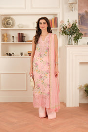 Noor by Saadia Asad Eid Luxe Chikankari Unstitched 3Pc Suit D-11