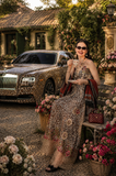 Noor by Saadia Asad Eid Luxe Printkhaas Unstitched 3Pc Suit D-11 Wild Safari