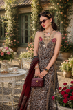 Noor by Saadia Asad Eid Luxe Printkhaas Unstitched 3Pc Suit D-11 Wild Safari