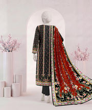 Ittehad Signature Printed Lawn Unstitched 3Pc Suit D-02
