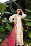 Noor by Saadia Asad Luxury Chikankari Lawn Unstitched 3Pc Suit D-12B