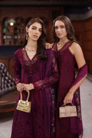 Noor by Saadia Asad Eid Luxury Schiffli Laserkari Unstitched 3Pc Suit D-12