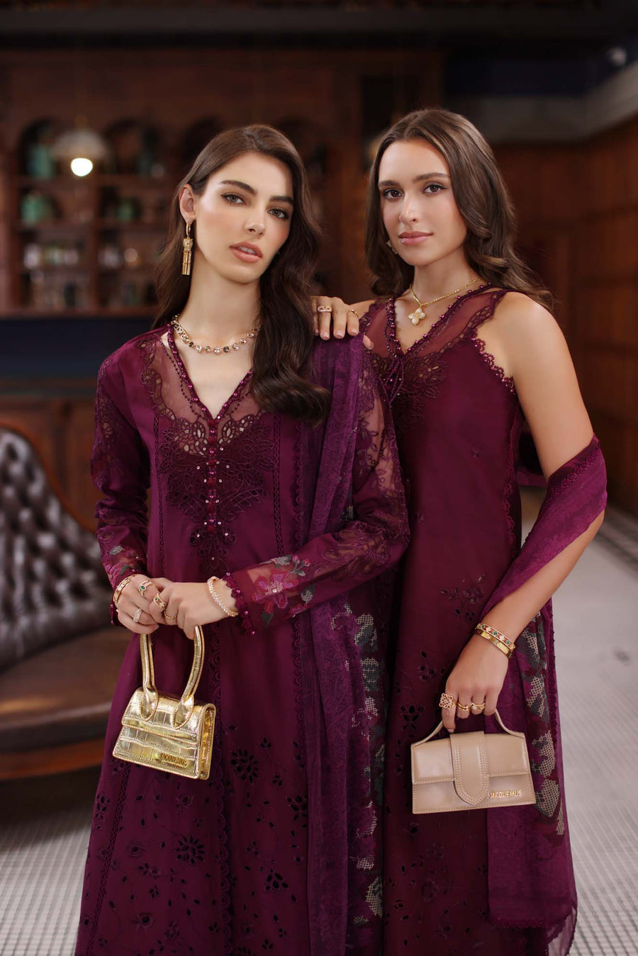 Noor by Saadia Asad Eid Luxury Schiffli Laserkari Unstitched 3Pc Suit D-12