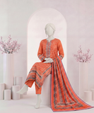 Ittehad Signature Printed Lawn Unstitched 3Pc Suit D-13