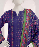 Ittehad Signature Printed Lawn Unstitched 3Pc Suit D-14