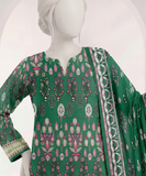 Ittehad Signature Printed Lawn Unstitched 3Pc Suit D-15