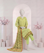 Ittehad Signature Printed Lawn Unstitched 3Pc Suit D-06