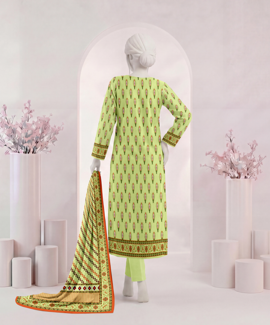 Ittehad Signature Printed Lawn Unstitched 3Pc Suit D-06