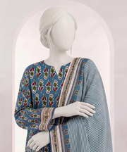Ittehad Signature Printed Lawn Unstitched 3Pc Suit D-08