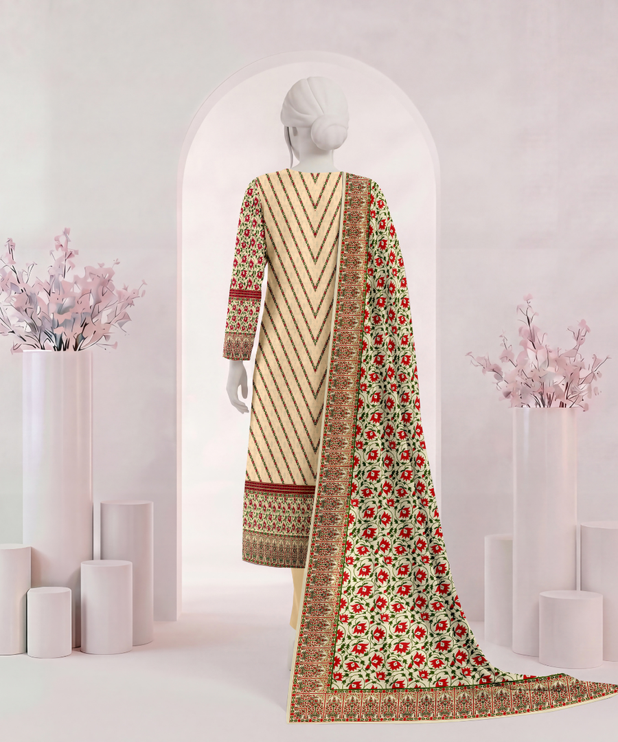 Ittehad Signature Printed Lawn Unstitched 3Pc Suit D-09
