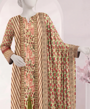 Ittehad Signature Printed Lawn Unstitched 3Pc Suit D-09
