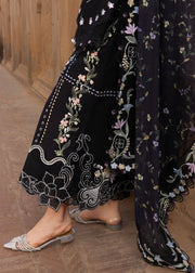 Crimson Flow Embroidered Lawn Unstitched 3Pc Suit D-1A FLORAL SERENITY