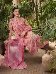 Crimson Tasawar Luxe Lawn Unstitched 3Pc Suit D-1B ALL THINGS OMBRE