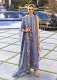 Crimson Flow Embroidered Lawn Unstitched 3Pc Suit D-1B FLORAL SERENITY