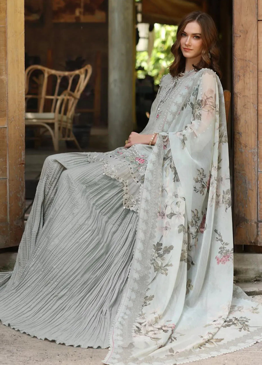 Noor by Saadia Asad Eid Luxe Printedkari Unstitched 3Pc Suit D-02A