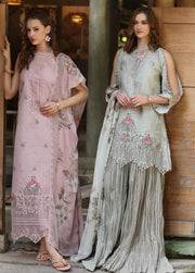 Noor by Saadia Asad Eid Luxe Printedkari Unstitched 3Pc Suit D-02A
